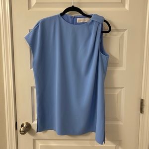 Victoria Beckham Silk Asymmetrical Top Size 8
